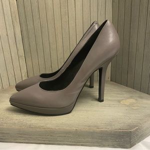 Nine West Taupe Stiletto Heels